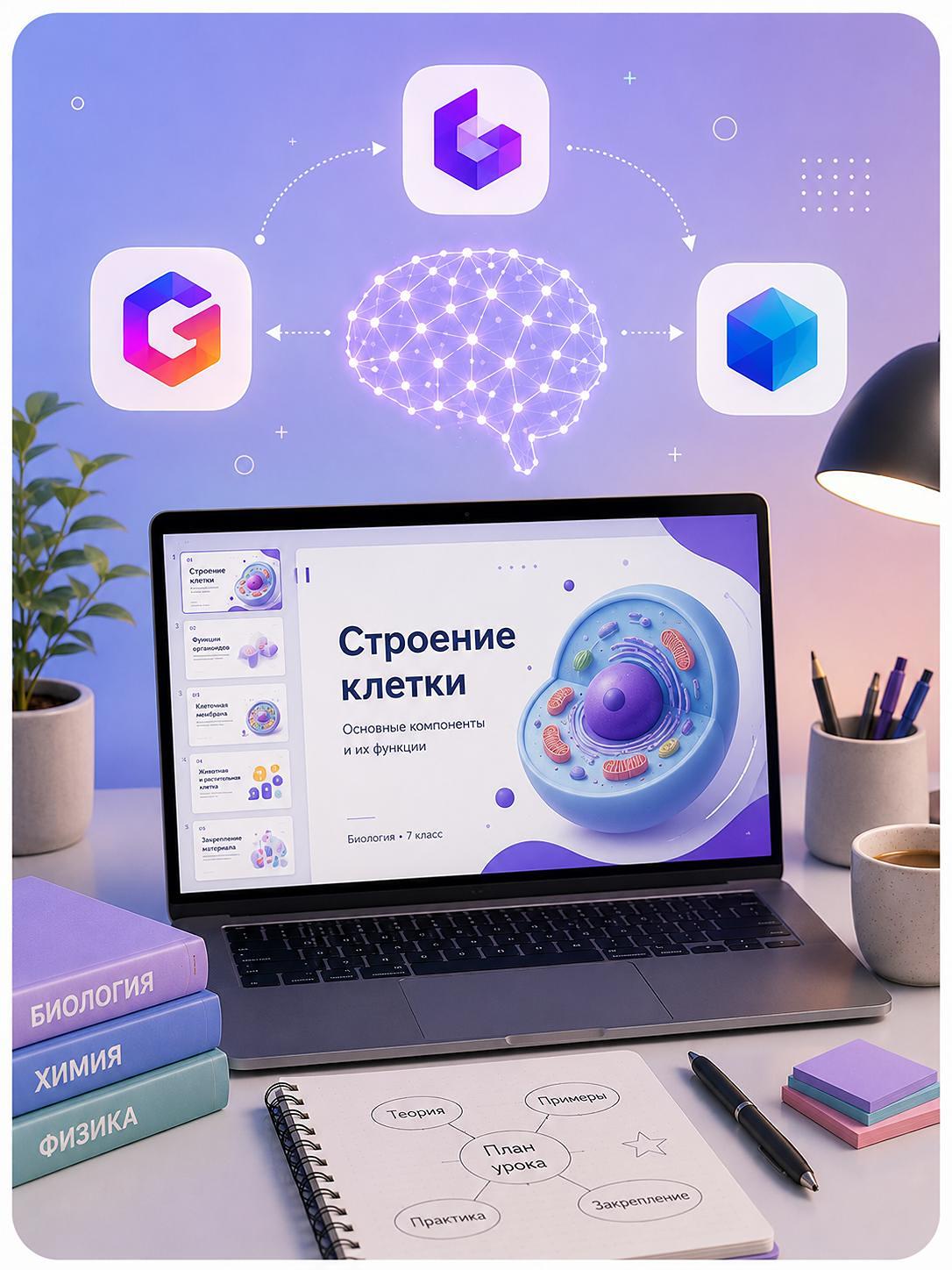 3 лучших нейросетки для презентаций к урокам